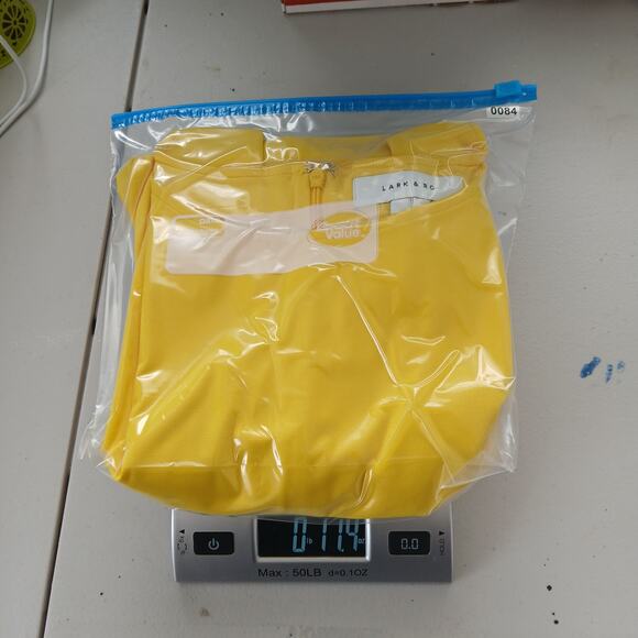 Lark & Ro Yellow Sleeveless Ruffle Hem Dress Womens 8 Work Office Career Casual - Picture 14 of 14